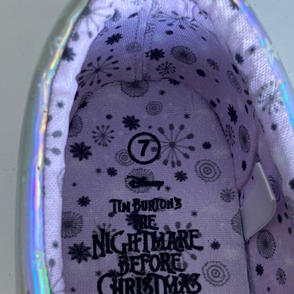 Ground Up Disney Nightmare Before Christmas Jack Sally Holographic Sneakers 7 - Picture 5 of 7